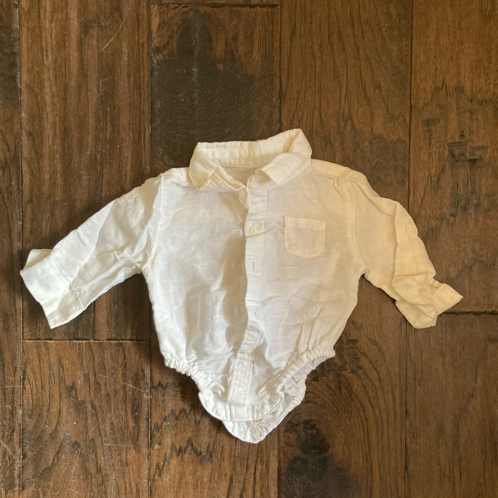 Janie and Jack linen shirt